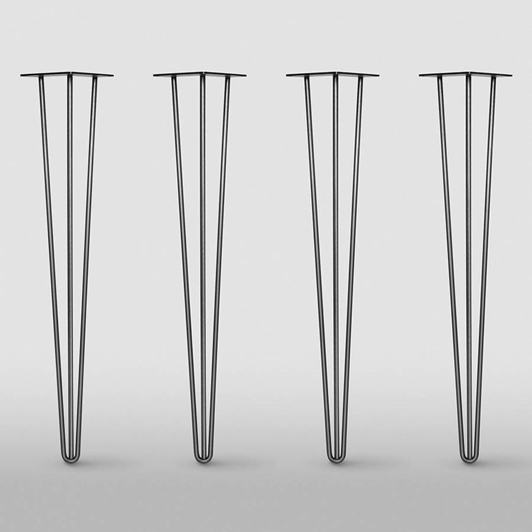 Heavy Duty 3ROD Hairpin Leg, Table Legs for Dining Table Desk Coffee