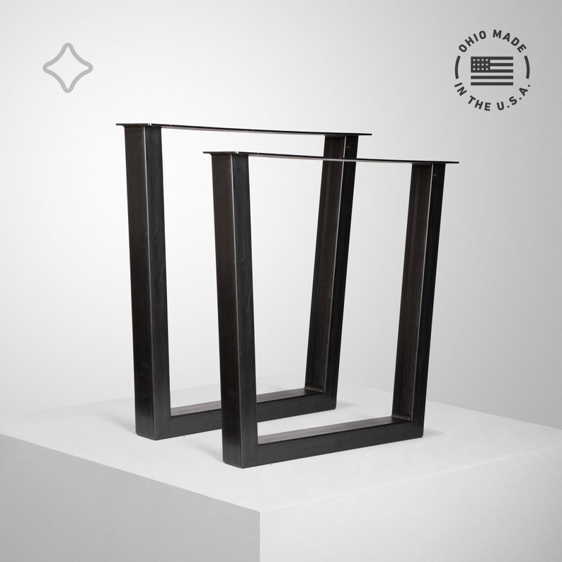Metal Table Legs Live Edge Table Base Heavy Duty Table Leg Etsy