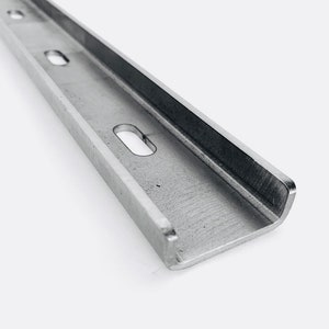 40&quot; - 44&quot; LOW PROFILE Channel Support Bracing /C Channel/ Metal Bracing/Table Bracket/Metal Bracket/Live Edge Wood