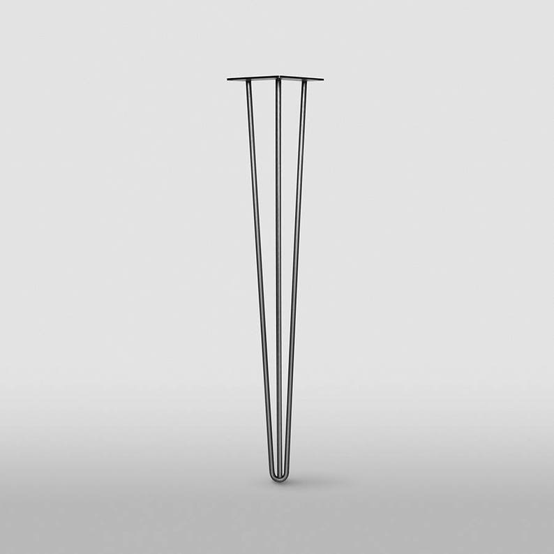 3 Rod Hairpin Legs / Set of 4 / Raw Steel or Stainless ...