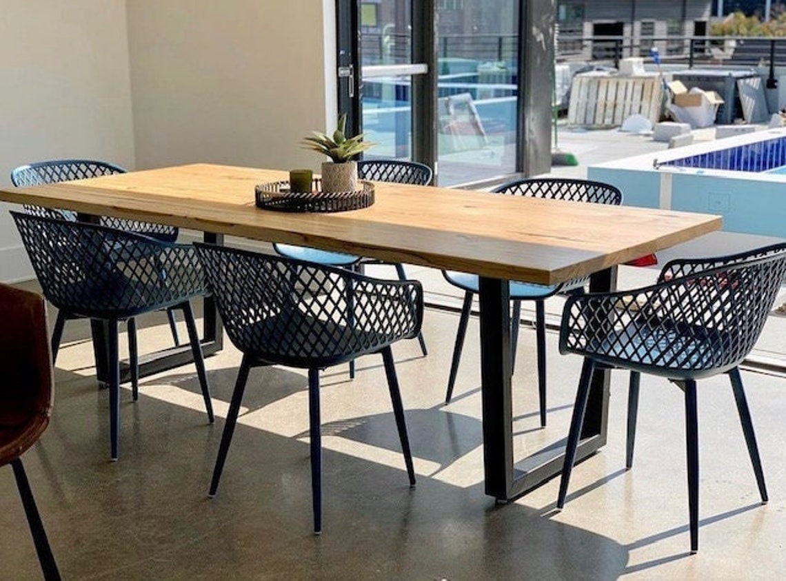 Metal Table Legs Live Edge Table Base Heavy Duty Table Leg Etsy