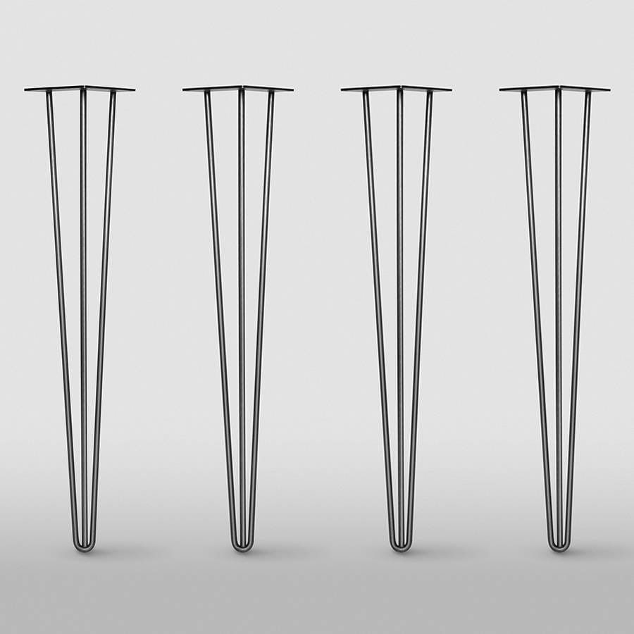 3rod Hairpin Leg Set of 4 Table Legs Etsy