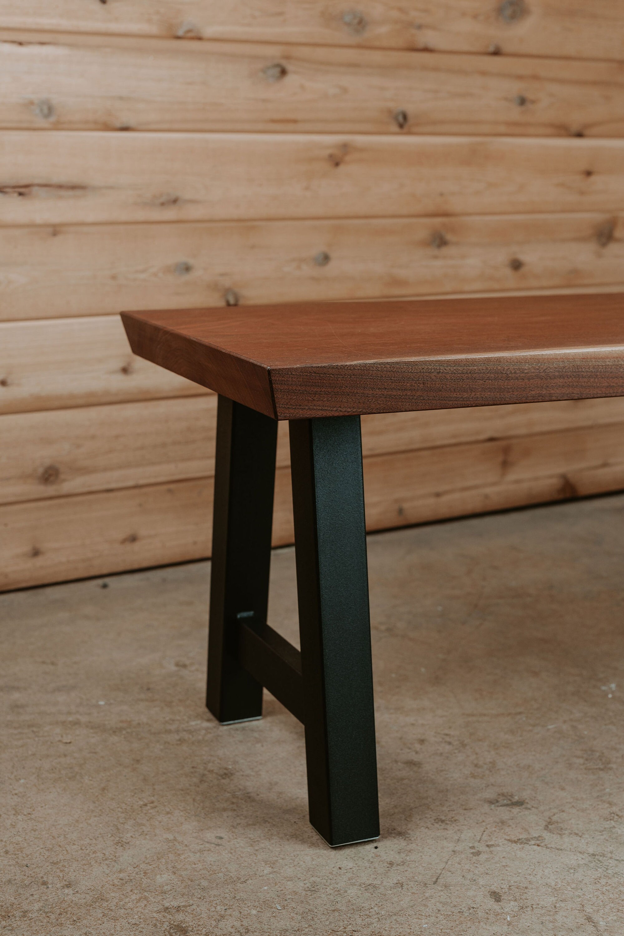 Metal Bench Legs , Farmhouse Table Legs, Set of 2 - Etsy