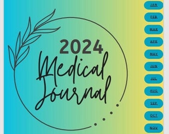 2024 Digital Medical Planner, Medical Journal, Medical Planner, Chronic Illness Planner, Digital Planner, Chronic Illness Journal