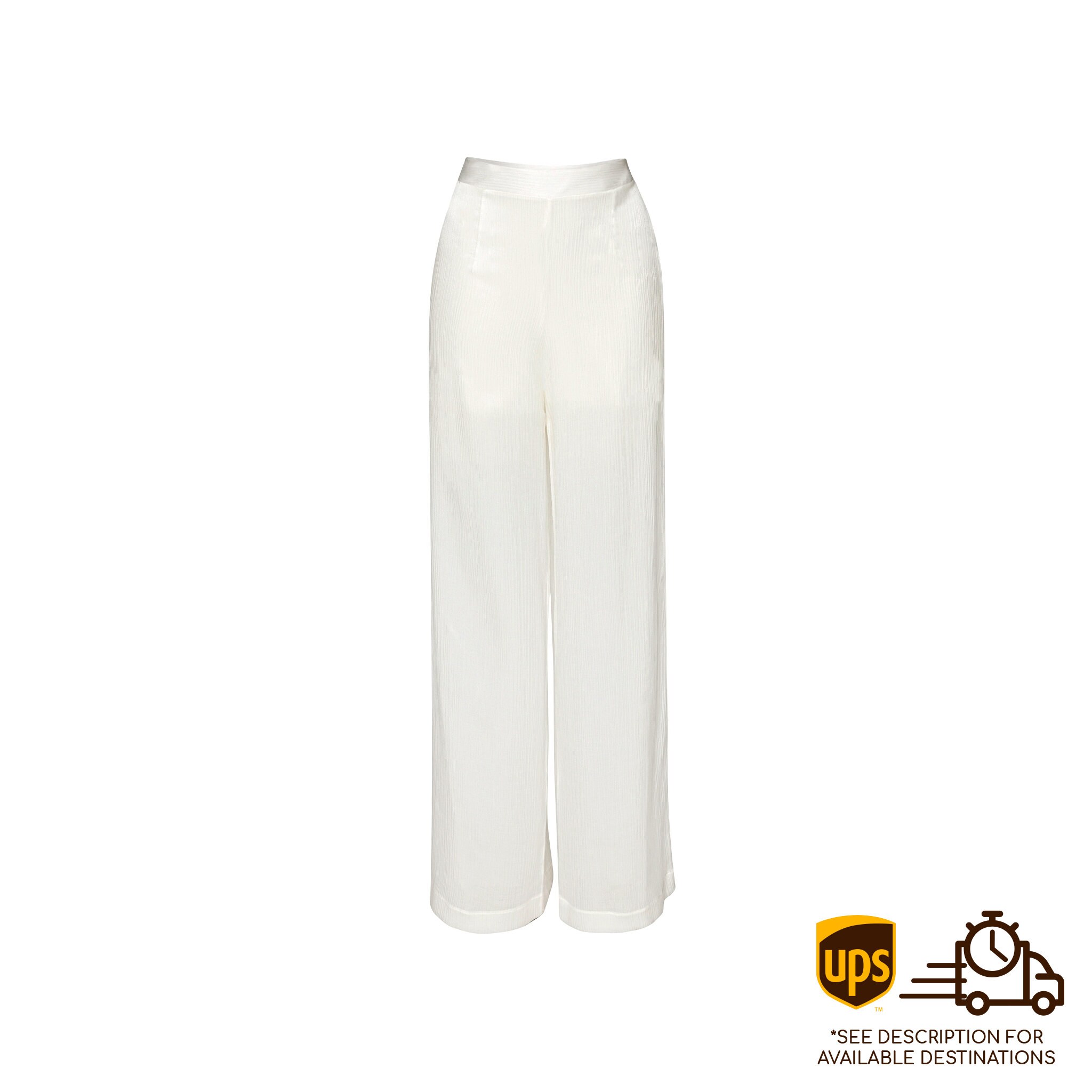 White Silk Womens Palazzo Pant Suit Two Piece Silk Summer Etsy