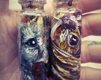 Custom witch bottle, custom magick, witchcraft