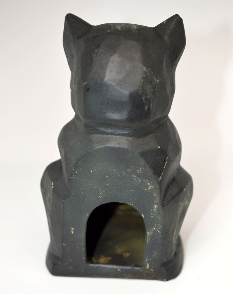 Vintage 1930's Art Deco Halloween Black Cat Incense Burner Etsy Australia