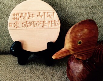 Like a Duck, if it Eats, it Defecates: Expertly Handcrafted Sumerian Proverb on a Clay Tablet