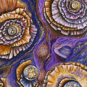 World creation, abstract acrylic painting 50x60 acrylic painting unique acrylic painting on canvas art painting abstract artwork acrylic