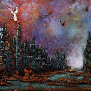 Abstract 3 (Series: Time of Heroes) 50x50 Acrylic painting Unique acrylic painting on canvas Art Painting Abstract Artwork Acrylic painting