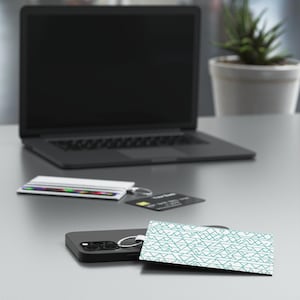 Stijlvolle kaarthouder van saffianoleer | Moderne minimalistische portemonnee | Chique cadeau voor professionals en studenten, visitekaarthouder, reistas, [...]