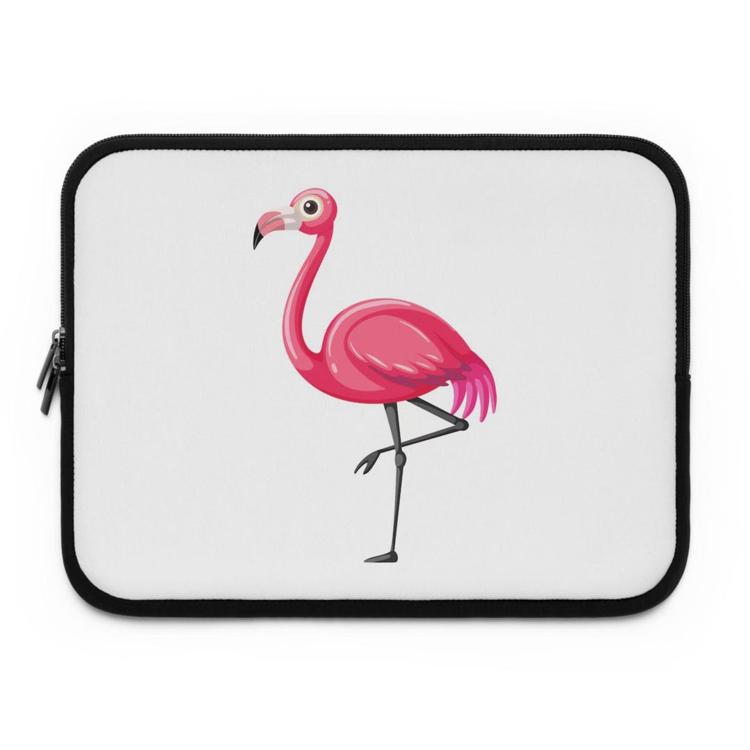 Flamingo Computer Case Playful Flamingo Laptop Sleeve | Tropical Tech Case, Cute Gifts for Her ...