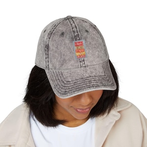 Vintage Embroidered Cap, Casual Sun Hat, Gift for Him/Her, Summer Accessory, Festival Headwear, Adjustable Cap