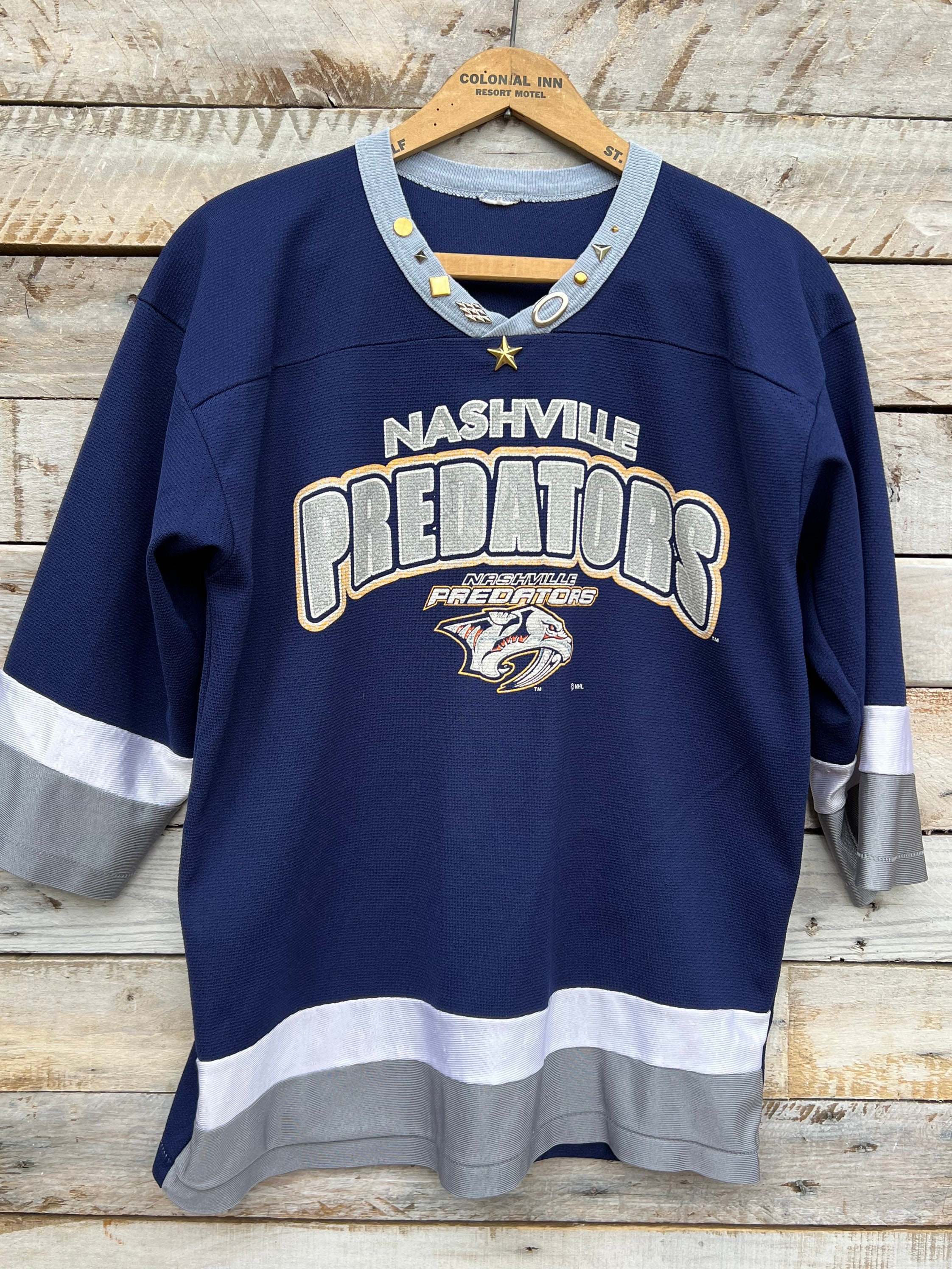 1990s Nashville Predators NHL Hockey Jersey