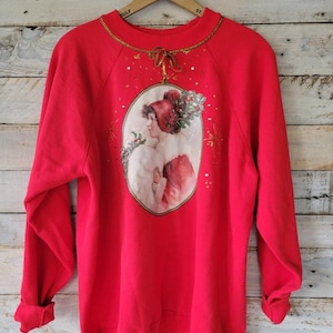 Lady Christmas Sweatshirt