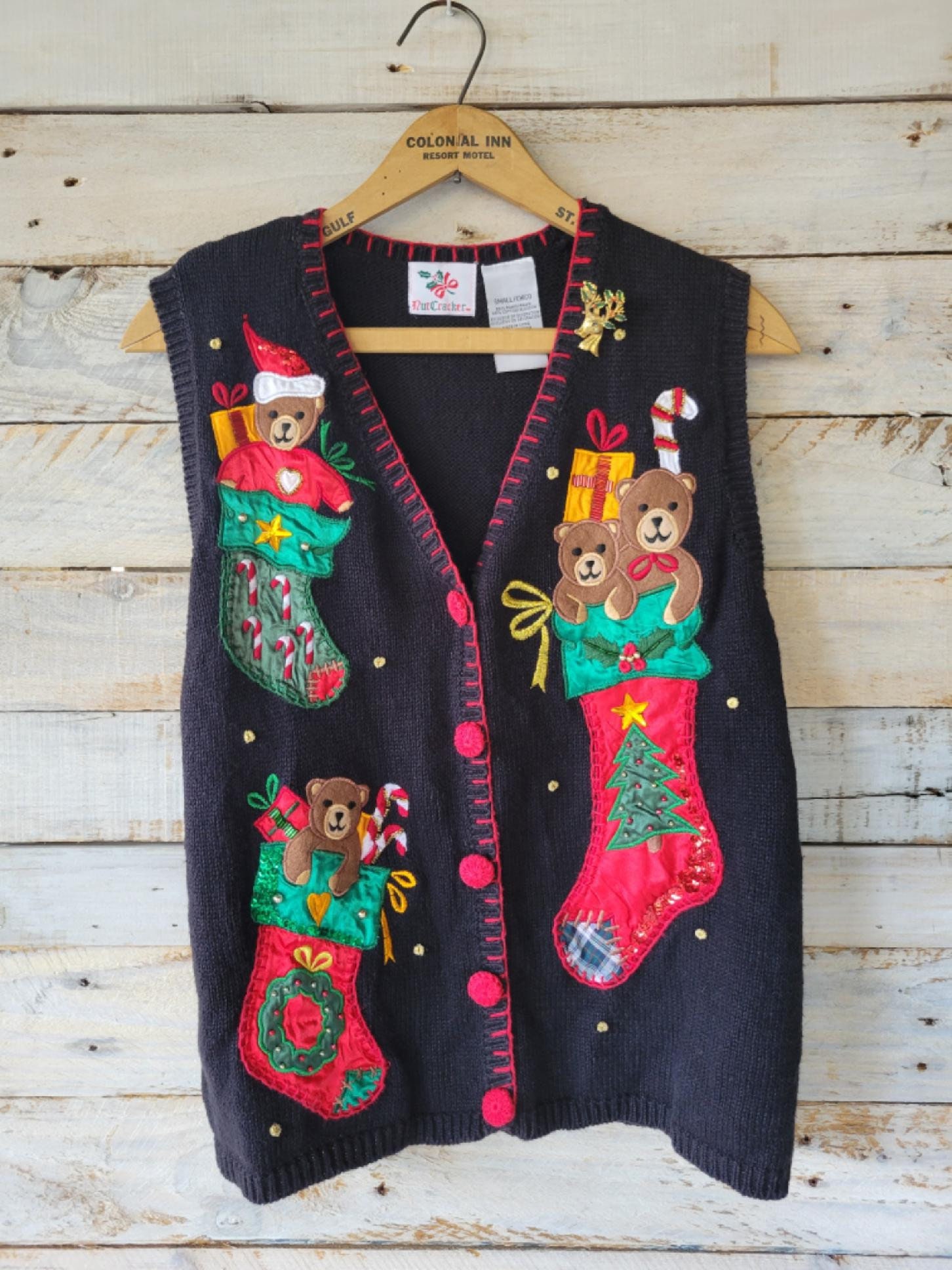 Womens Vintage Christmas Vest - Etsy