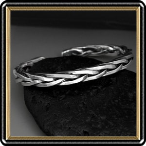 Large Viking Torc Bangle Arm Ring Bracelet Norse Armlet 925 Sterling Silver Oath Ring For Larger Wrists