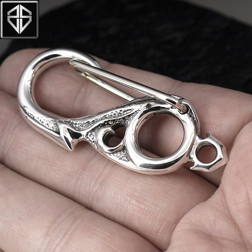 Amazon.com: 14mm x 8mm Sterling Silver Carabiner Twist