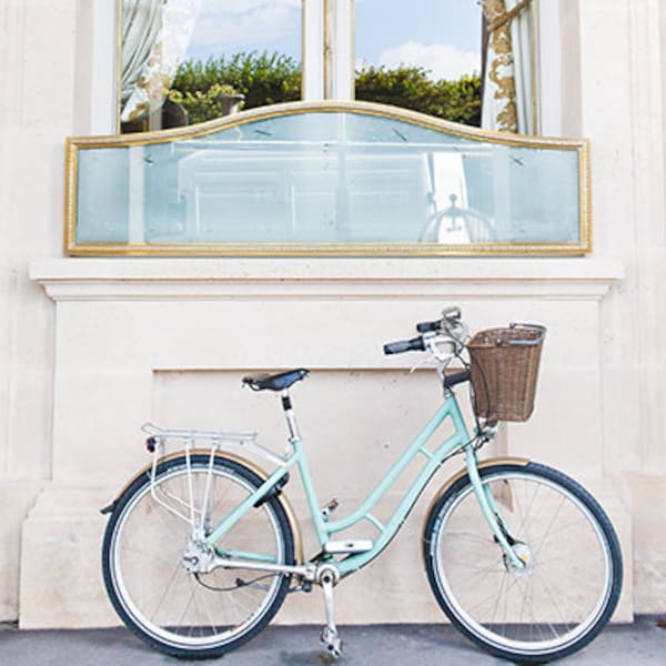 Parisian Decor, Parisian Bike Photo, Paris Bicycle Art, Pictures Of Paris, French Window Photography, Paris Street Photography