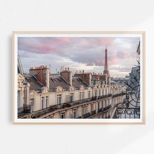 Photograph Of Eiffel Tower In Paris From Balcony