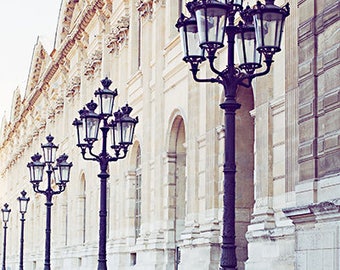 Paris Street Light Photography, French Building Photography, Parisian House Photos, Paris Wall Art, French Rooftop Photography