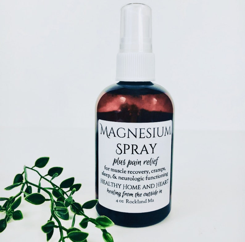 Magnesium Spray Pain Relief Etsy