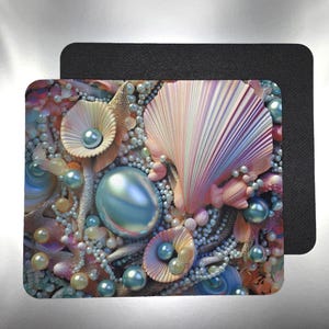Shells and Pearls Mouse Pad