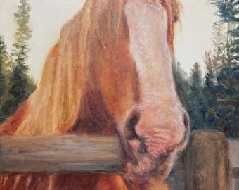 Custom Horse Painting from your photo, get an original oil painting of your pet by artist Catherine Trezek. Quality and Sustainable.