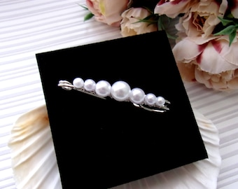 Accesorio para cola de perlas para vestido de novia, Elevador de cola de novia, Gancho para cola de perlas, Broche para vestido de novia AT0002