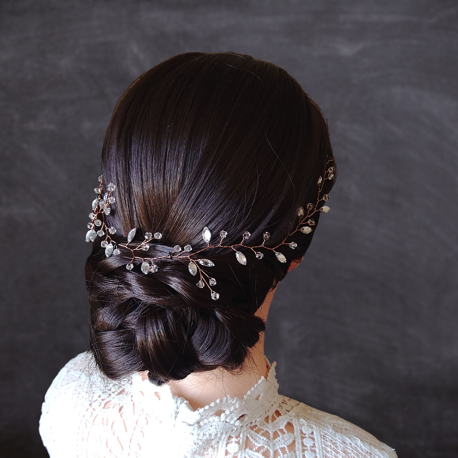 Crystals and Rhinestones Bridal Hair Piece Sparkling Bridal Etsy