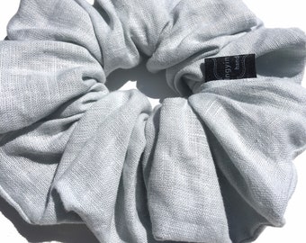 Oversized scrunchies - XXL scrunchies, Jumbo scrunchies, Extra soft linen scrunchies, Giant scrunchies, Extra large scrunchies, Gift for her