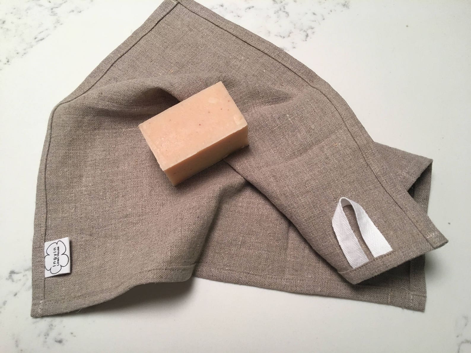 Linen Washcloths Set of 2 Heavy Weight Linen Washcloths Etsy