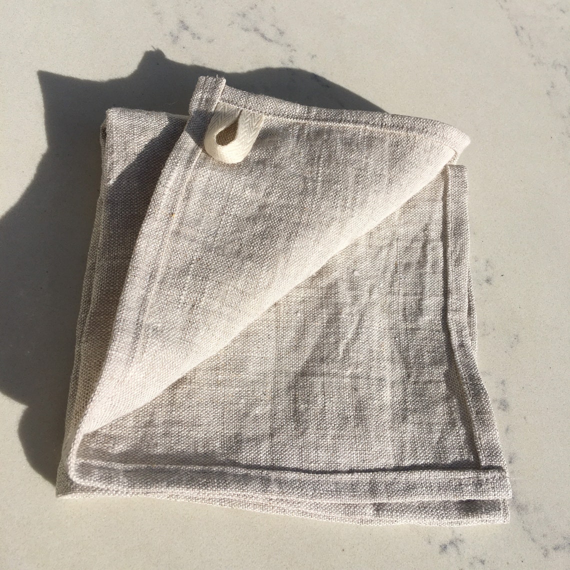 Linen Washcloths Set of 2 Heavy Weight Linen Washcloths Etsy
