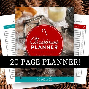 PRINTABLE Christmas Planner, Holiday Planner, Christmas Binder, Christmas To-Do List, X-mas Planner, Christmas Menu  - LBH00S-1