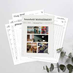 Planner BUNDLE, Printable Planner, Home Management, Household Binder, Life Management, Daily Planner  - LBH001