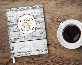 Journal / Hard Cover Journal / Prayer Journal / Gift / Hardbound / Hard Bound Journal / Bible Verse / Gratitude Journal / Hardcover