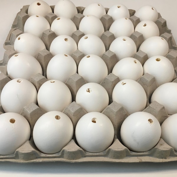 30 REAL chicken egg shells - egg crafts, egg art, pysanki, blown egg