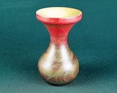 Coloured Applewood Bud Vase