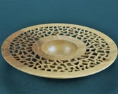 Pierced delicate Walnut bowl