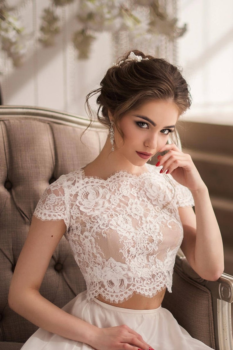 bridal two piece set