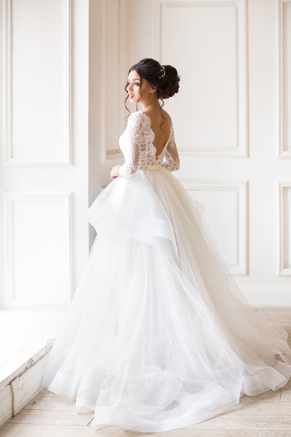 Zwei Stuck Hochzeitskleid Alternative Hochzeitskleid Lange Etsy