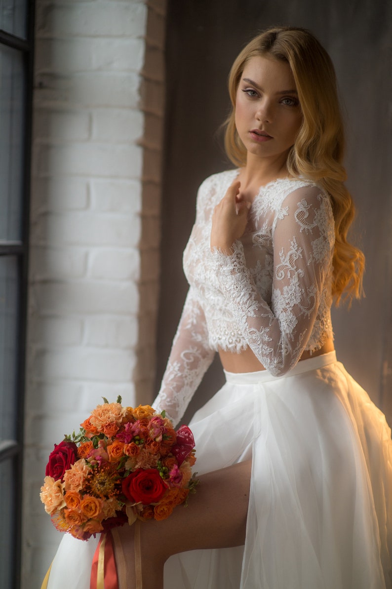 bridal two piece set