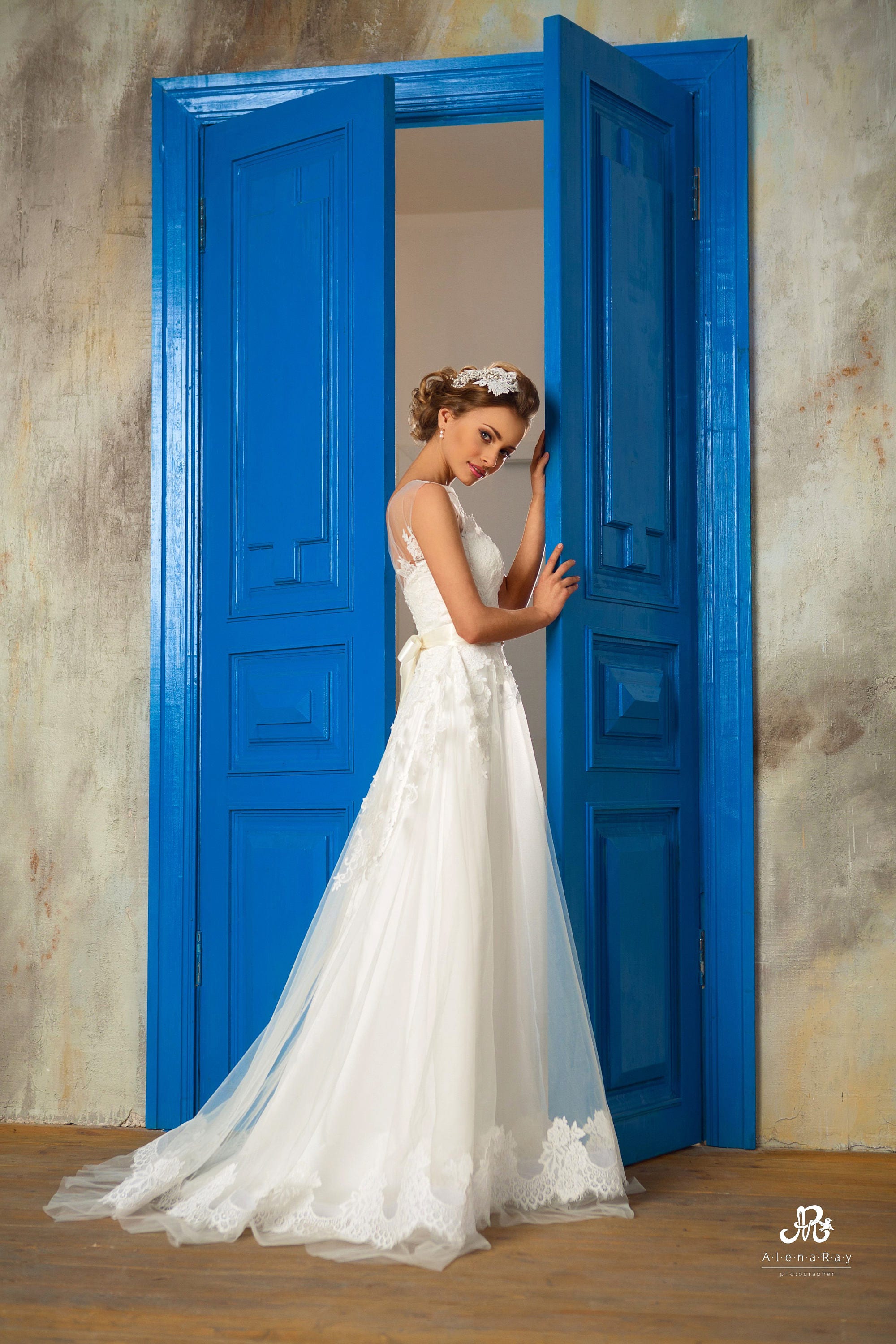 A Line Wedding Dress Aline Style Simple Wedding Dress Etsy