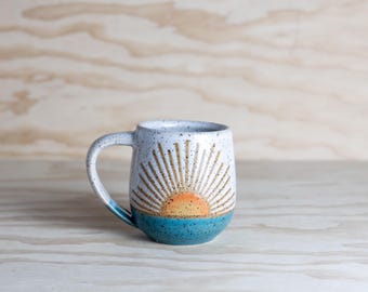 Förbeställ Ocean Sunset Keramisk Mugg