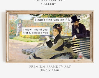Lustige Meme Kunst, Vintage TV Rahmen Kunst (Digitaler Download)