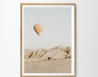 Láminas de arte mural estilo boho, lámina de arena del desierto, decoración marroquí, lámina de dunas sonoras, arte mural del desierto, descarga instantánea, póster imprimible, póster grande
