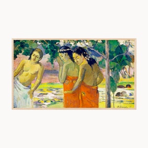 Paul Gauguin Frame TV Art: Vintage Tahitian Painting (Digital Download)