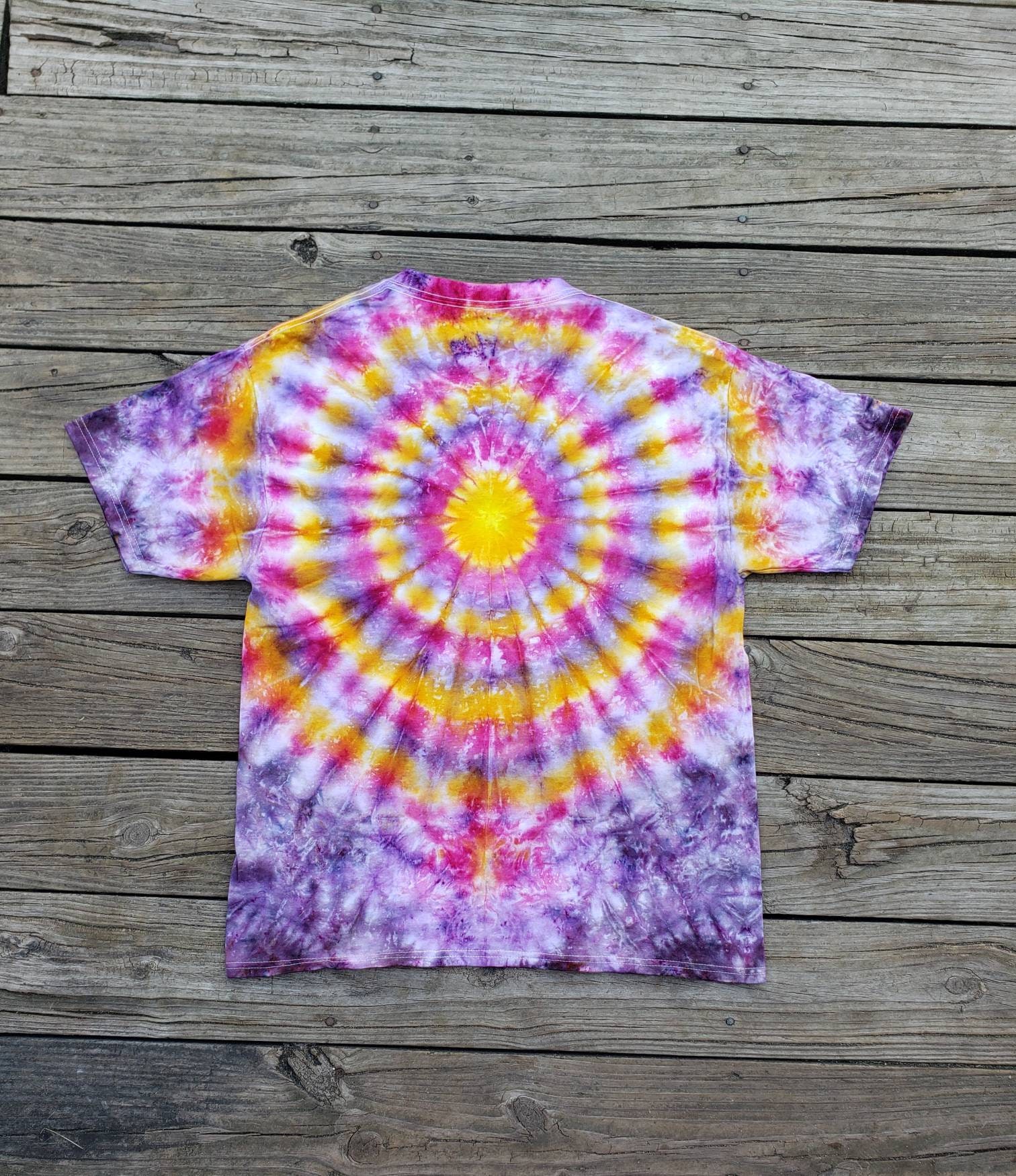 Size large tie dye sunset womens tie dye Etsy