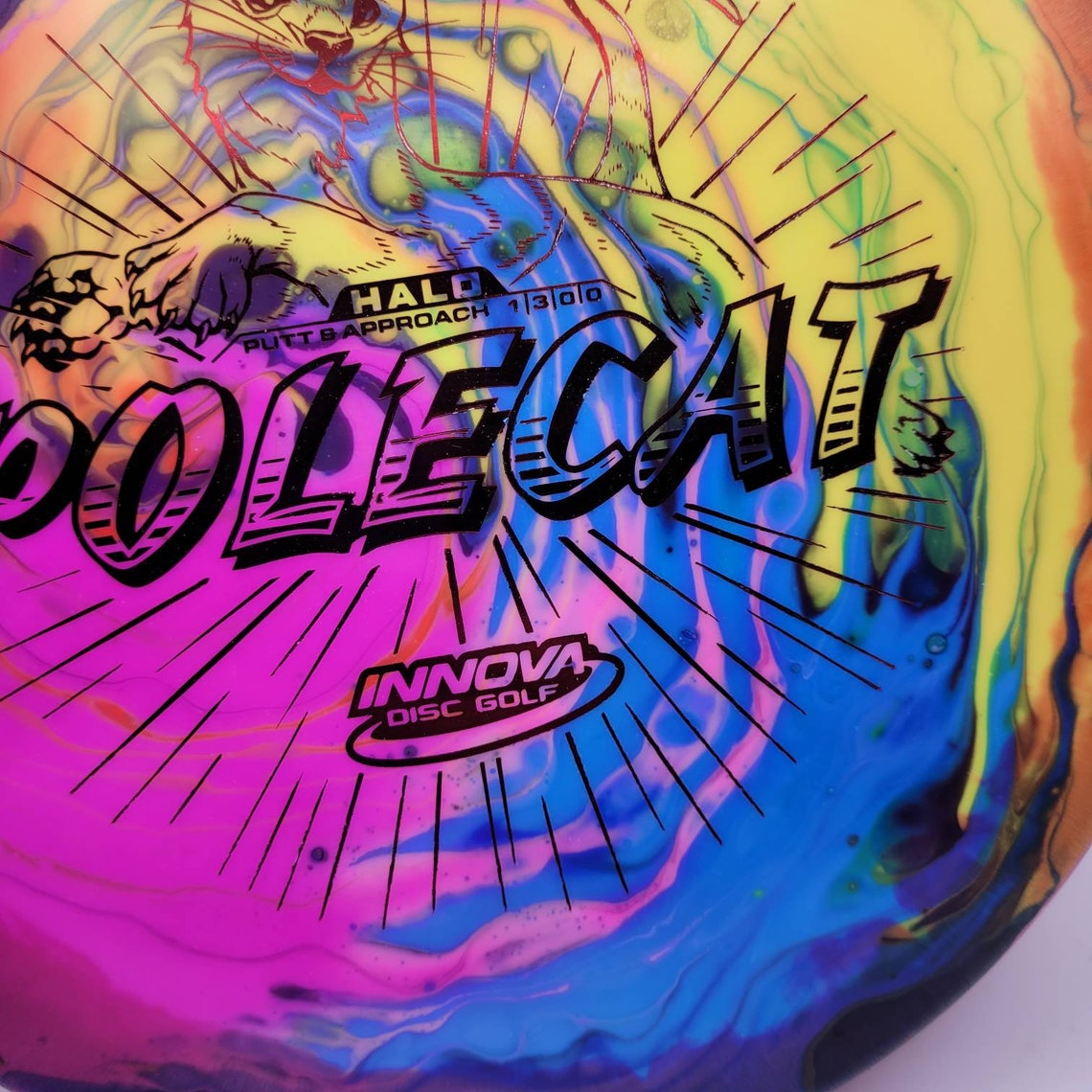 Halo Polecat Disc Golf Putt and Approach Custom Dyed Disc Etsy