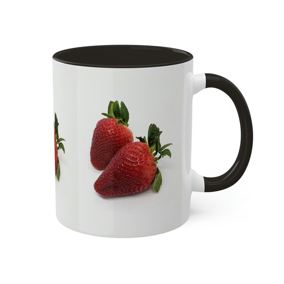 Strawberries Printed Coffee Tumbler